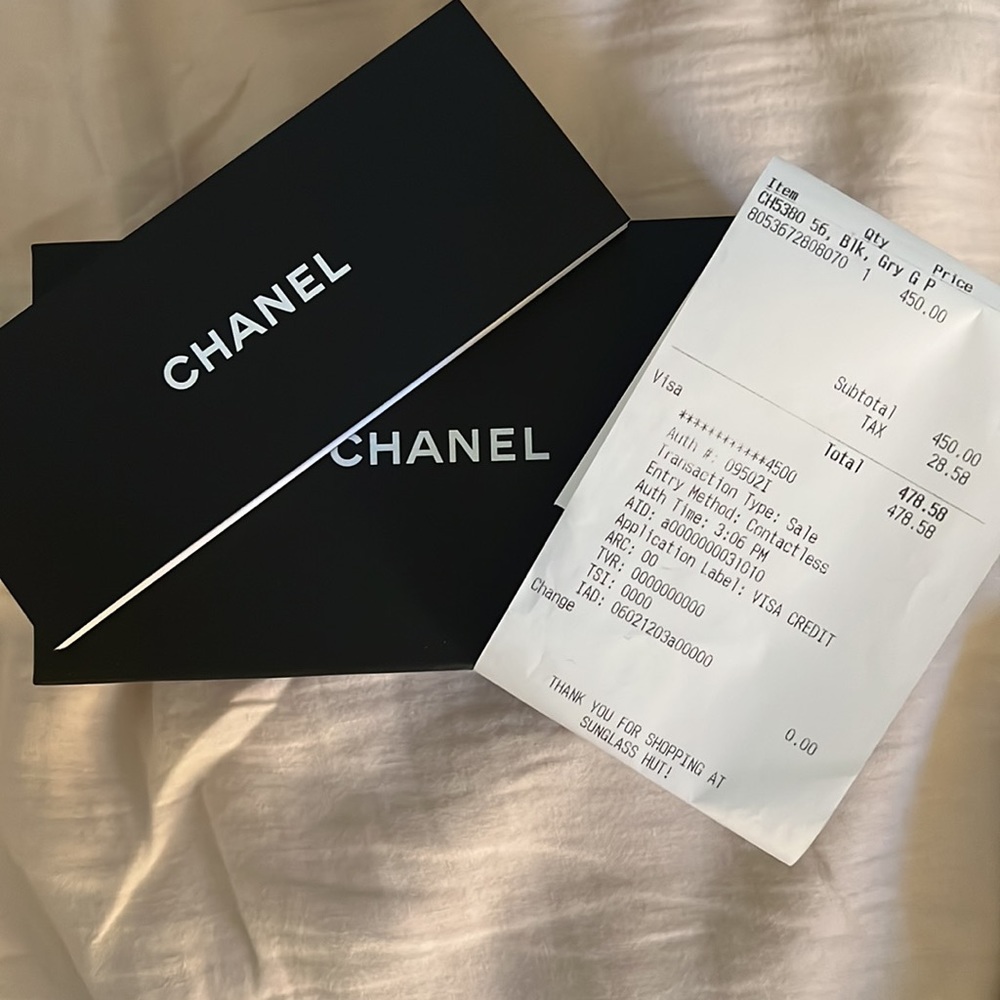 CHANEL 5380 Square Sunglasses in Black - Picture 10 of 11